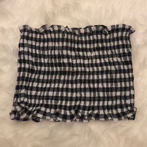 Gingham Tube Top
